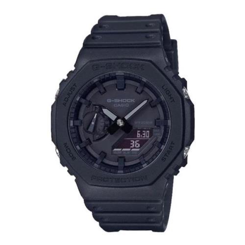 Heren Multifunctioneel Horloge met Logo Casio , Black , Heren