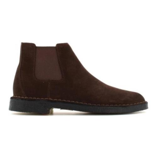 Bruine Chelsea Heren Suède Laarzen Clarks , Brown , Heren