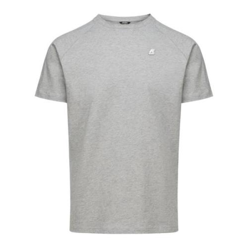 Stijlvolle T-Shirt en Polo K-Way , Gray , Heren