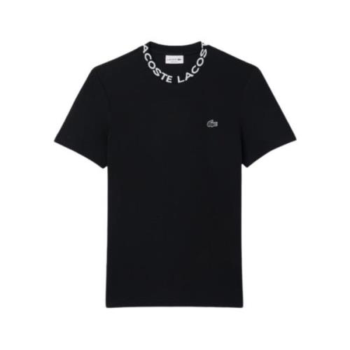 Sportief Logo T-shirt 2K24 Lacoste , Black , Heren