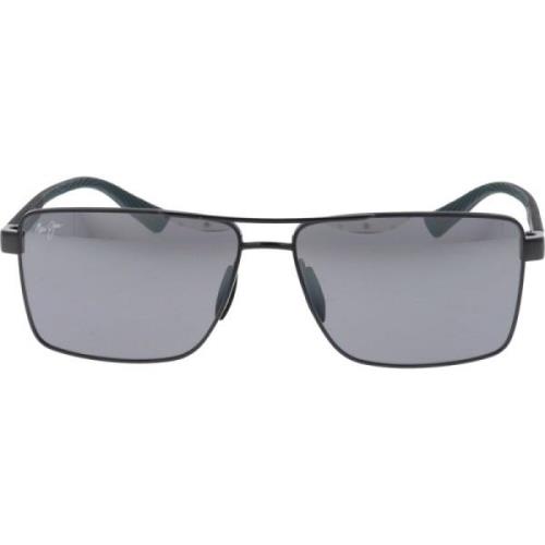 Piha Zonnebril met Lenzen Maui Jim , Black , Unisex