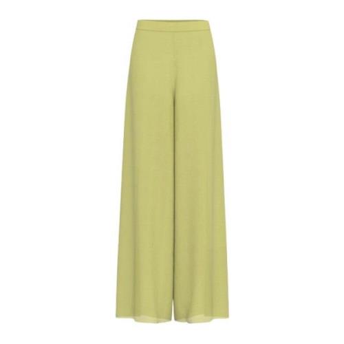 Wide Trousers Marella , Green , Dames