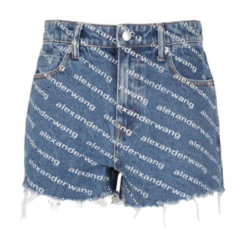 Stijlvolle Bite Shorts Alexander Wang , Blue , Dames