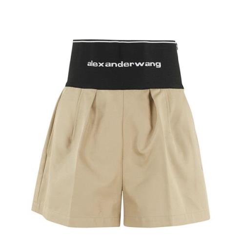 Safari Shorts Alexander Wang , Beige , Dames