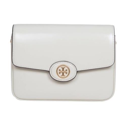 Leren Schoudertas Shea Butter Tory Burch , Beige , Dames