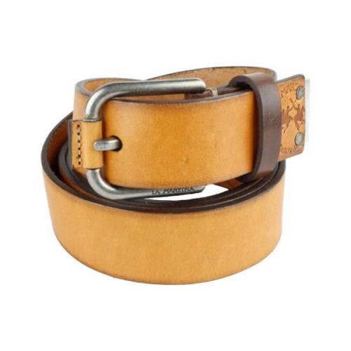 Unisex Riem - Geel - Stijl 023.B42 La Martina , Yellow , Heren