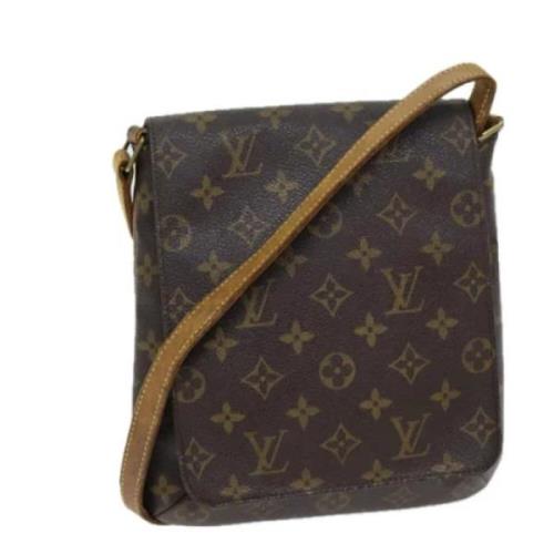 Pre-owned Canvas shoulder-bags Louis Vuitton Vintage , Brown , Dames