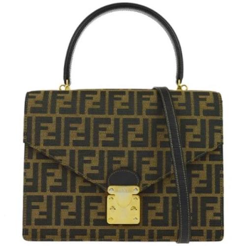 Pre-owned Canvas fendi-bags Fendi Vintage , Brown , Dames