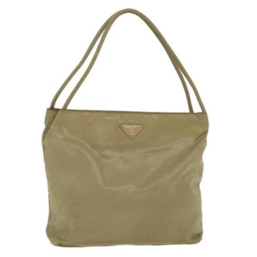 Pre-owned Nylon prada-bags Prada Vintage , Beige , Dames