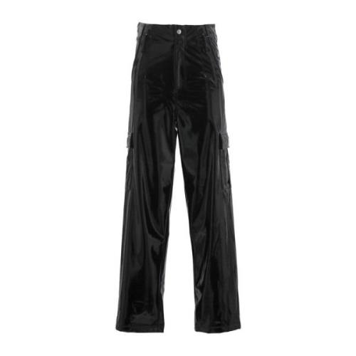 Leather Trousers The New Arrivals Ilkyaz Ozel , Black , Dames