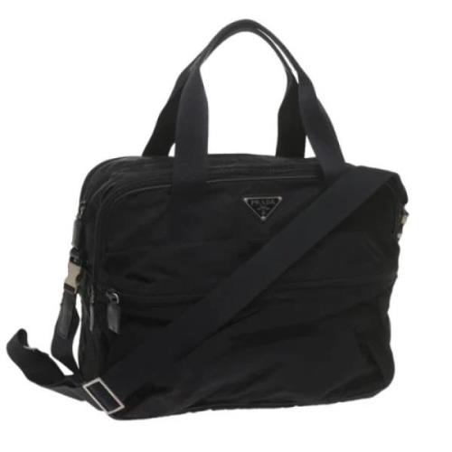 Pre-owned Nylon prada-bags Prada Vintage , Black , Dames