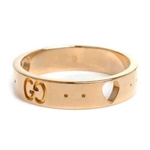 Pre-owned Rose Gold rings Gucci Vintage , Yellow , Dames