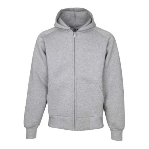 Grijze Katoenen Hoodie Oversized Sweatshirt Autry , Gray , Heren