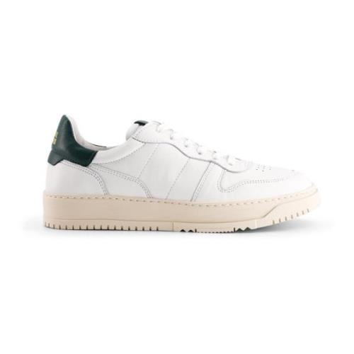 Handgemaakte Ethische Sneakers Wit Groen National Standard , White , D...