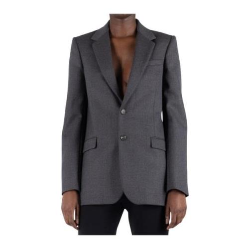 Houtskool Single-Breasted Blazer Wardrobe.nyc , Gray , Dames