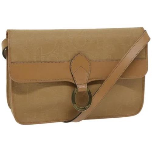 Pre-owned Canvas dior-bags Dior Vintage , Beige , Dames