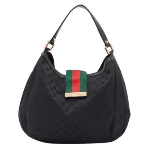 Pre-owned Canvas gucci-bags Gucci Vintage , Black , Dames