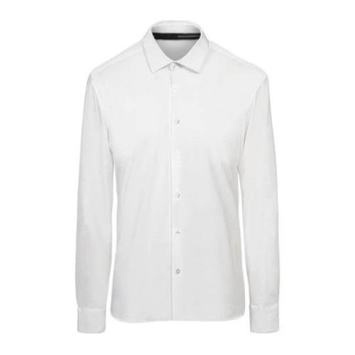 Witte Zon Heren Overhemd Slim Fit RRD , White , Heren