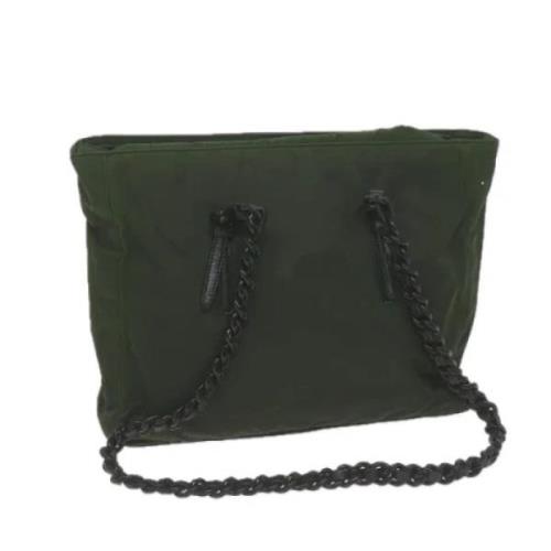 Pre-owned Nylon prada-bags Prada Vintage , Green , Dames