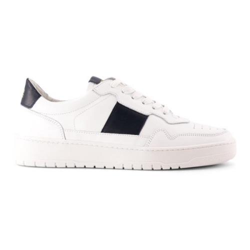 Met de hand gemaakte Navy Band Sneakers National Standard , White , He...