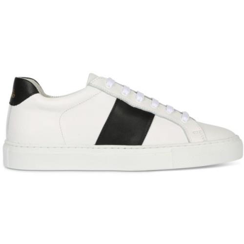 Handgemaakte Black Band Sneakers National Standard , White , Dames