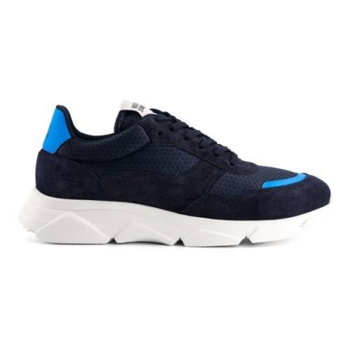 Handgemaakte Ethische Sneakers Blauw Fluorescerend National Standard ,...