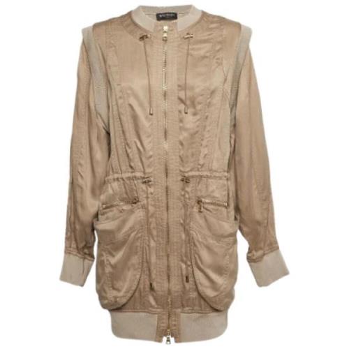 Pre-owned Fabric outerwear Balmain Pre-owned , Beige , Dames