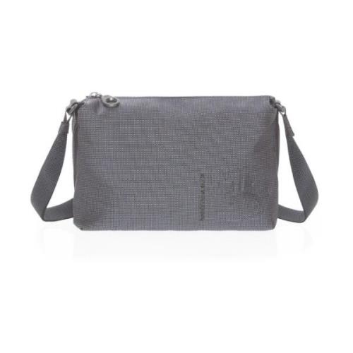 Stijlvolle Md20 Schoudertas Mandarina Duck , Gray , Dames