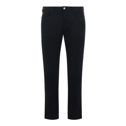 Slim-fit J06 Vijf-Pocket Denim Jeans Emporio Armani , Blue , Heren