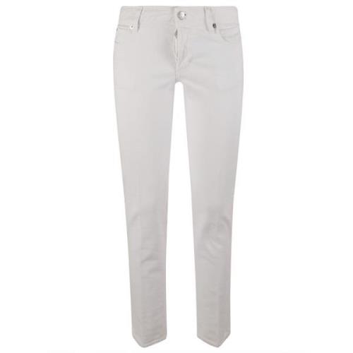 Witte Jennifer Jeans Dsquared2 , White , Dames