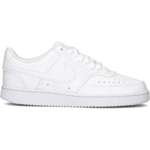 Retro Stijl Lage Top Sneakers Nike , White , Dames