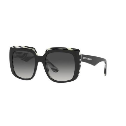 Moderne Retro Zonnebril in Zwart Dolce & Gabbana , Black , Dames