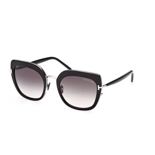 Virginia Zonnebril Zwart 05B Tom Ford , Black , Dames