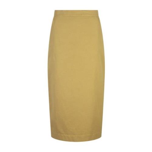 Gele Denver Pencil Midi Rok Max Mara , Yellow , Dames