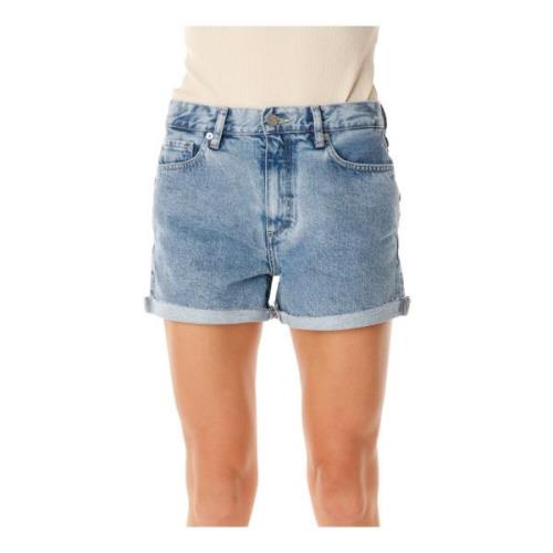 Turn Denim Shorts Armedangels , Blue , Dames