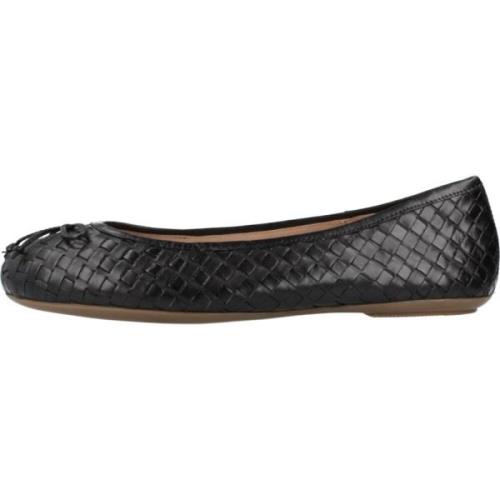 Stijlvolle Ballerina's voor Vrouwen Geox , Black , Dames