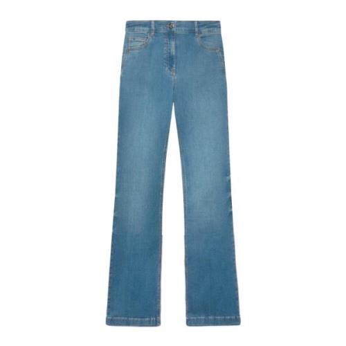 katoenen flared jeans Elena Mirò , Blue , Dames