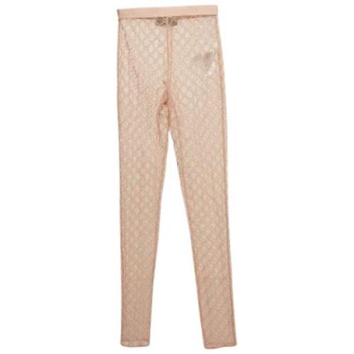 Pre-owned Tulle bottoms Gucci Vintage , Beige , Dames