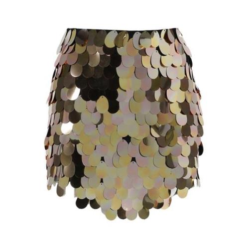 Short Skirts The New Arrivals Ilkyaz Ozel , Beige , Dames