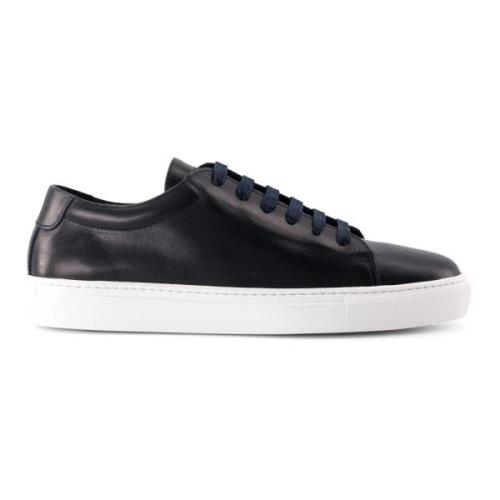 Met de hand vervaardigde Navy Patina Sneakers National Standard , Blue...