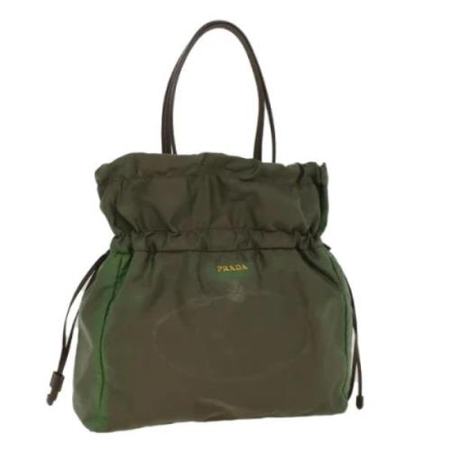 Pre-owned Nylon prada-bags Prada Vintage , Green , Dames