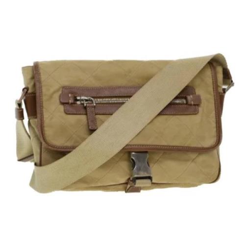 Pre-owned Nylon prada-bags Prada Vintage , Beige , Dames