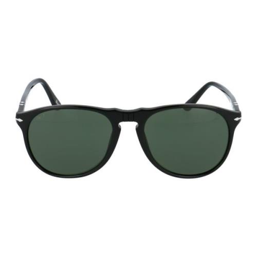 Stijlvolle zonnebril met model 0Po9649S Persol , Black , Heren