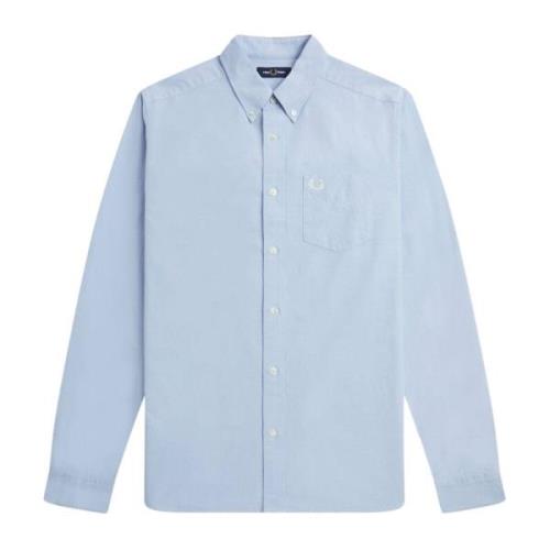 Klassieke Oxford Overhemd Fred Perry , Blue , Heren