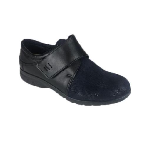 Velcro-Schoen Fischer , Black , Dames