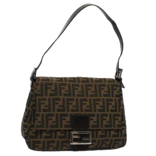 Pre-owned Canvas fendi-bags Fendi Vintage , Brown , Dames