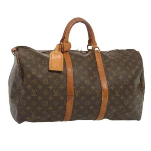 Pre-owned Canvas louis-vuitton-bags Louis Vuitton Vintage , Brown , Da...