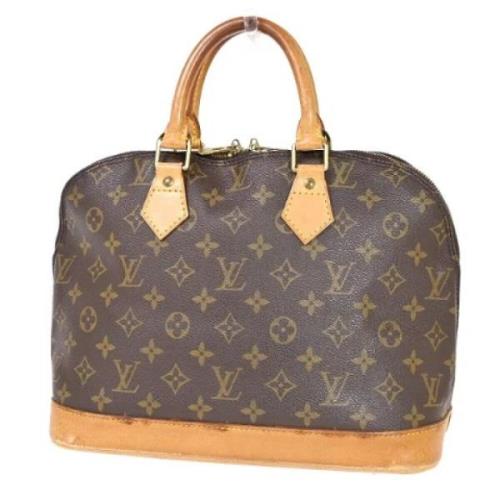 Pre-owned Canvas louis-vuitton-bags Louis Vuitton Vintage , Brown , Da...