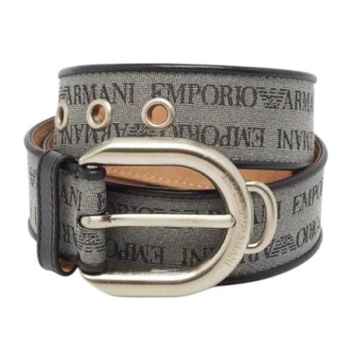 Pre-owned Fabric belts Armani Pre-owned , Gray , Heren