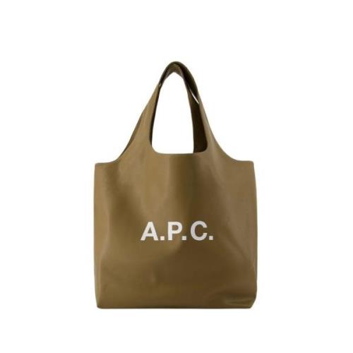 Khaki Synthetisch Leren Tote Tas A.p.c. , Green , Dames